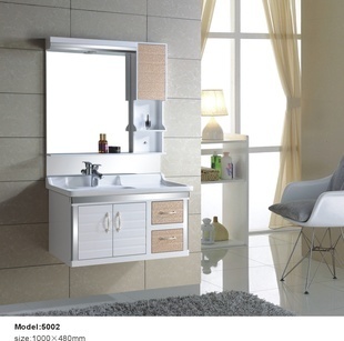 卫浴家具-三件套陶瓷高边pvc浴室柜-卫浴家具尽在阿里巴巴-杭州萧山申美卫浴洁具.